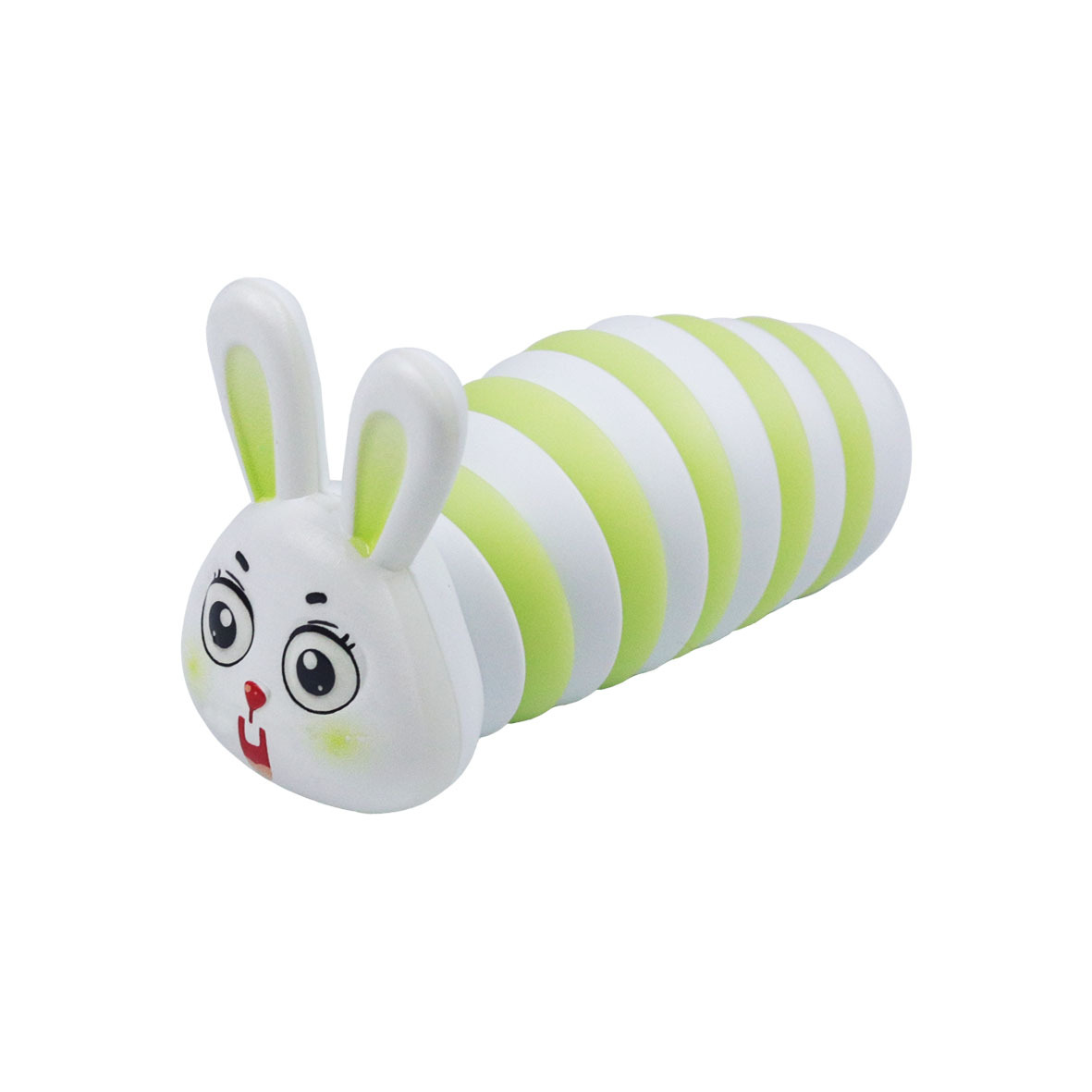 Wholesale Foreign Trade Cross-Border New Product Pressure Reduction Toy Shake Rabbit Luminous Environmentally Friendly Material Color Matching Slug Parent-Child Puzzle