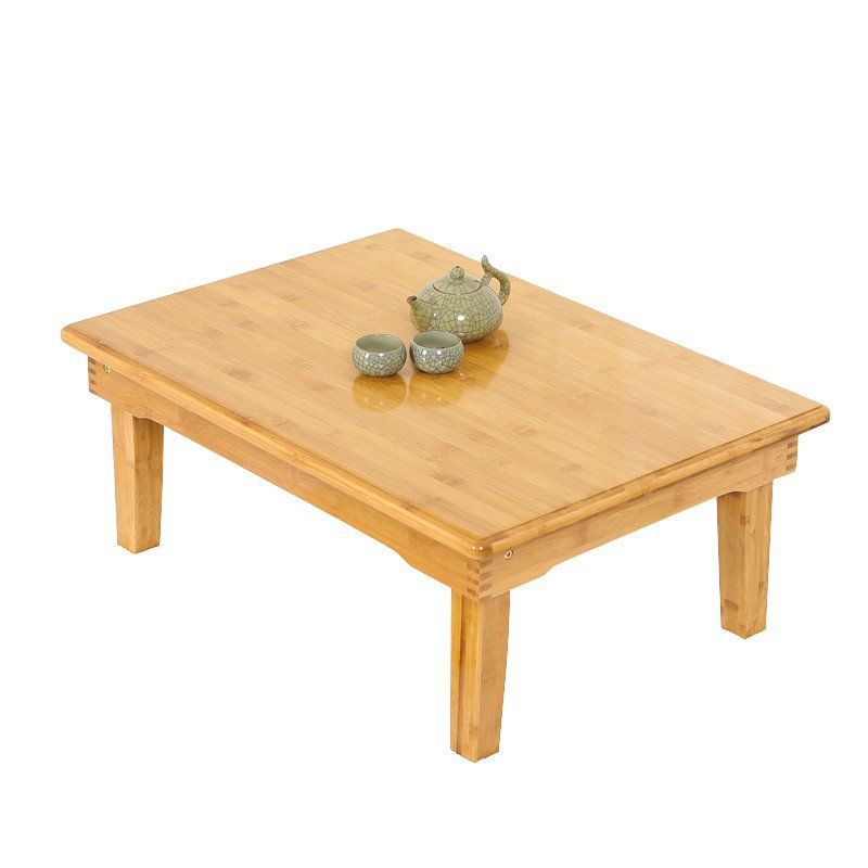小木桌楠竹炕桌实木飘窗桌榻榻米桌子折叠地茶几床上小方桌矮桌热
