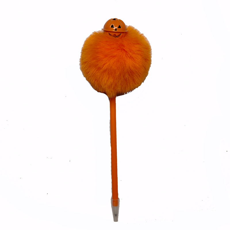 Dark Halloween Funny Pumpkin Bell Ballpoint Pen Creative Tricky Stationery Ball Pen Children's Day Gift Neutral