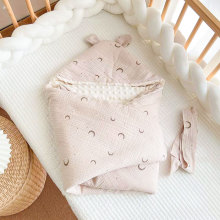 豆豆毯包被初生婴儿出院纯棉秋冬兔子产房襁褓抱被新生夏季包裹被