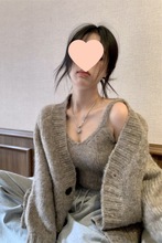毛衣时尚套装女秋冬新款宽松慵懒针织开衫内搭吊带背心软糯两件套