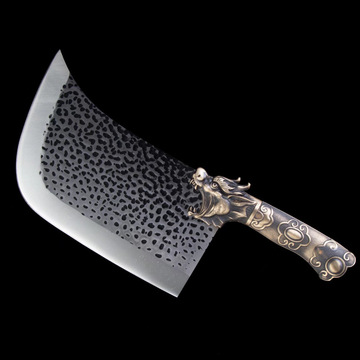 龙泉手工锻打屠夫切肉砍骨专用大刀家用剁骨刀厨师商用斩切刀批发