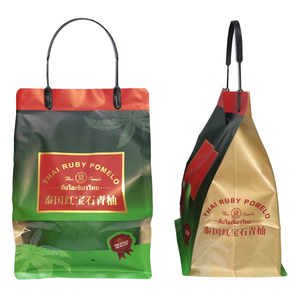 手提泰国红宝石青柚礼品袋水果包装袋柚子袋子-阿里巴巴
