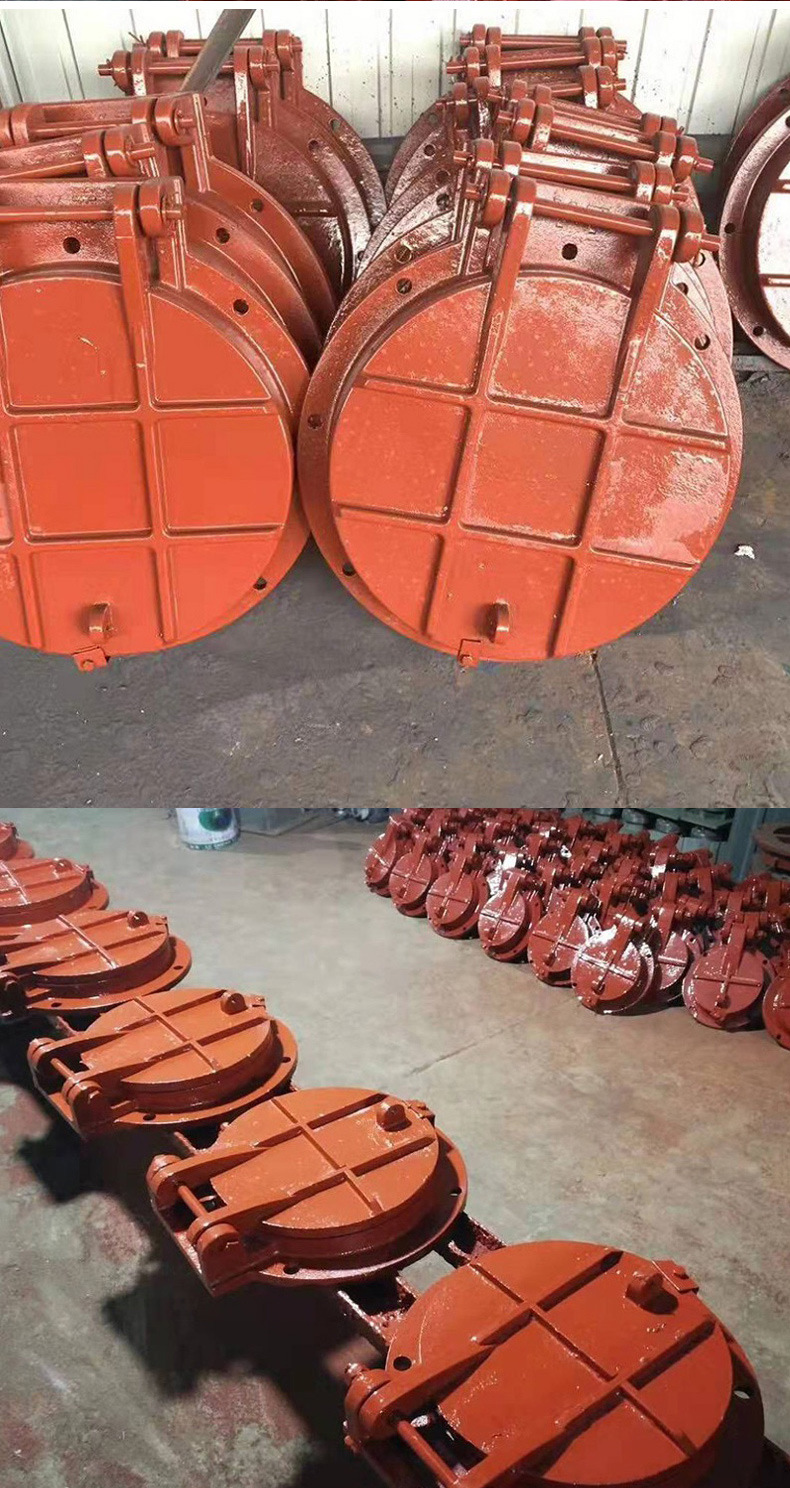 铸铁拍门 污水管道侧开闸门 铸铁闸门水库闸门止水闸门厂家可定制