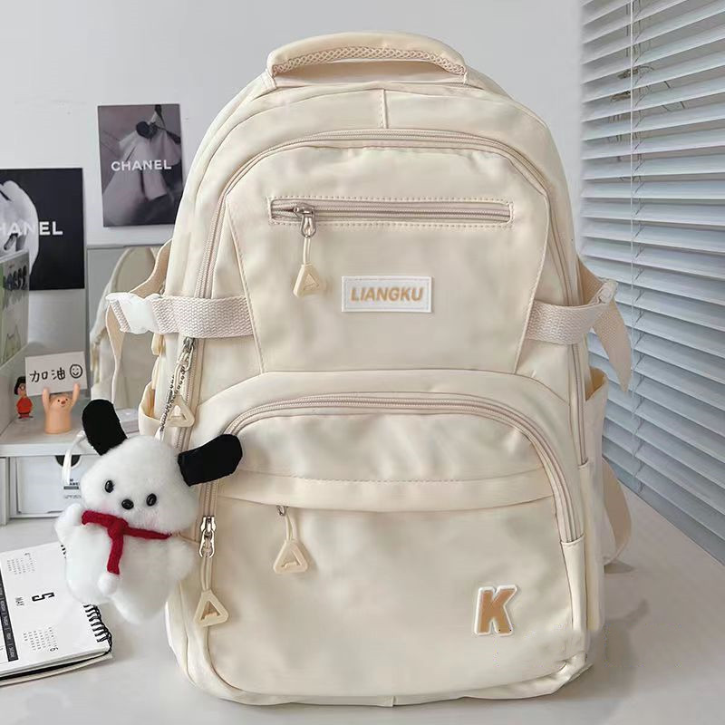 Large Capacity Schoolbag Female Korean Style Versatile High School Students Online Red Backpack Mori Style Fashion Brand Junior High School Students