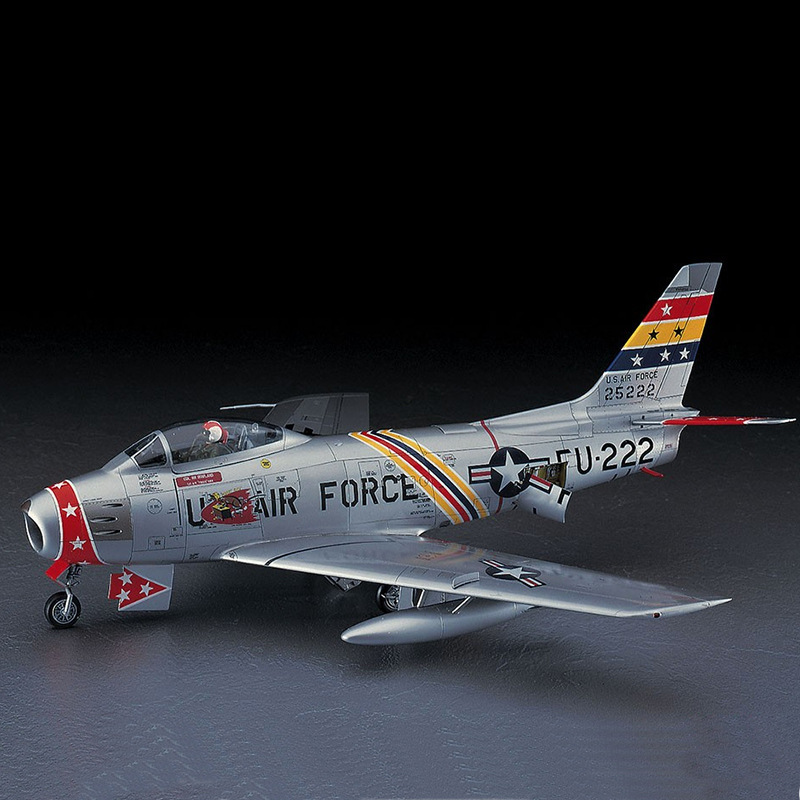 小号手拼装飞机模型1/72美国f86f30佩刀战斗机80258