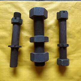 带肩双头中部成型螺栓中花中间六角方形螺柱压力容器异型调节螺丝