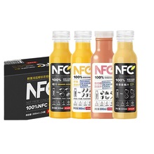 农夫山泉NFC果汁鲜榨橙汁芒果苹果榨纯果汁饮料300ml24瓶整箱