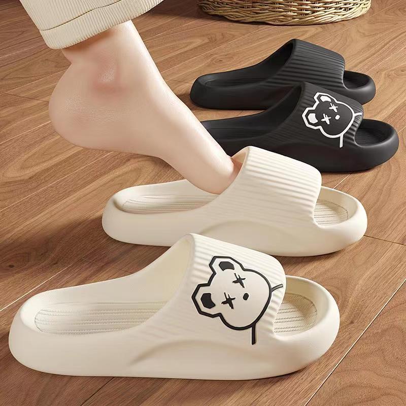 Drooping Feeling Summer Wholesale Slippers for Women Summer Home Non-Slip Bathroom Bath Couple Thick Bottom Home Men's Sandals