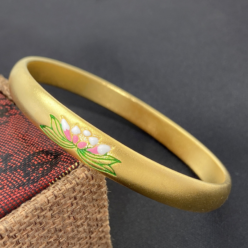 地区非洲,欧洲,南美,北美,东北亚,中东颜色彩莲手镯【内直径6厘米】