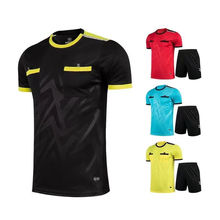 Referee Soccer Jerseys Adult Football Uniforms Shirt Short跨