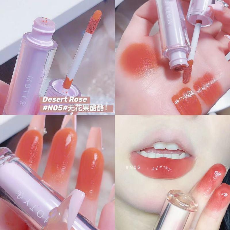 New Smoothie Mirror Lip Lacquer White Water Light Full Lips Lip Gloss Student Cheap Lipstick Cross-Border Wholesale