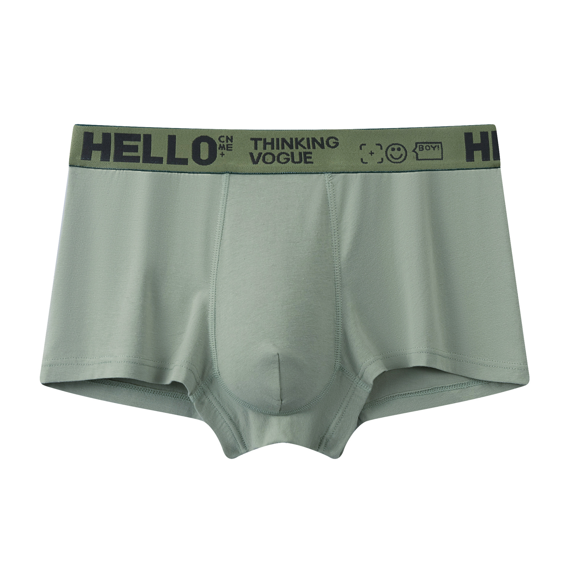 Source Factory Men's Underwear Men's Wholesale One Piece Dropshipping Comfortable Breathable Mid Waist Underwear Men's Boxer Underpants