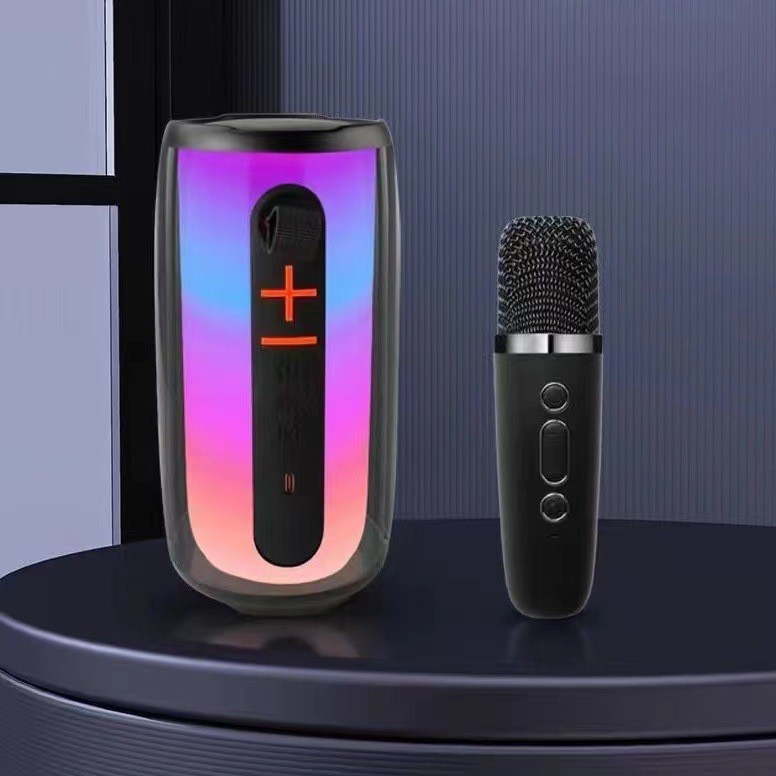 New Pluse6 Music Pulse 6 Generation Bluetooth Speaker Full Screen Colorful Light Home All-in-One Karaoke Microphone Audio