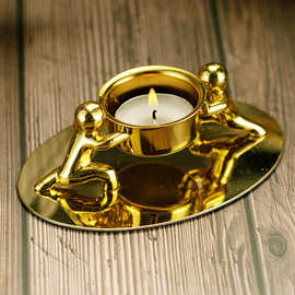 蜡烛器皿不锈钢蜡烛台