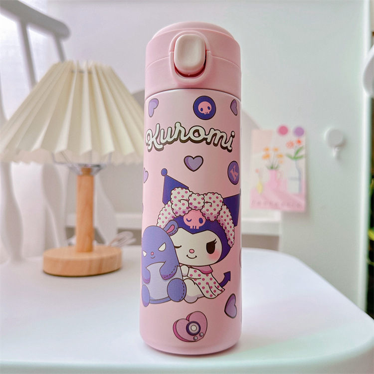 Sanrio Vacuum Cup Student Large Capacity Drinking Cup Student Winter Drinking Cup 304 Stainless Steel Water Cup