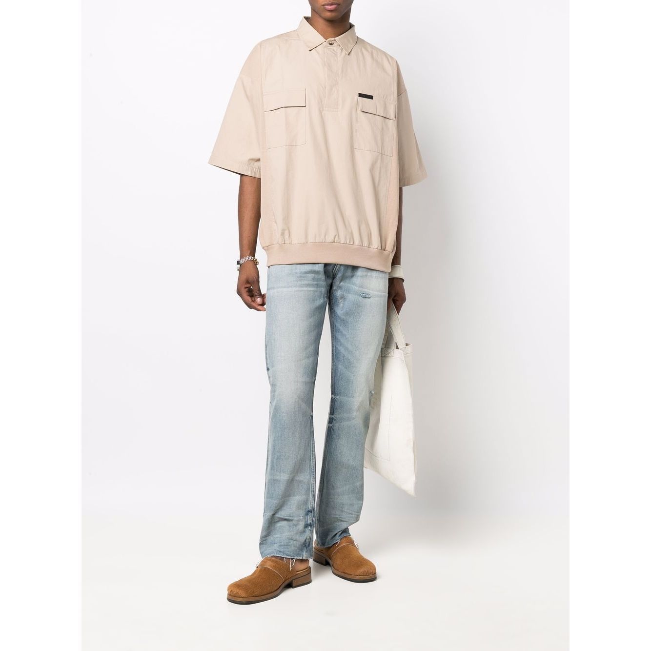 fog fear of god第八季主线高街工装衬衫男女同款休闲短袖