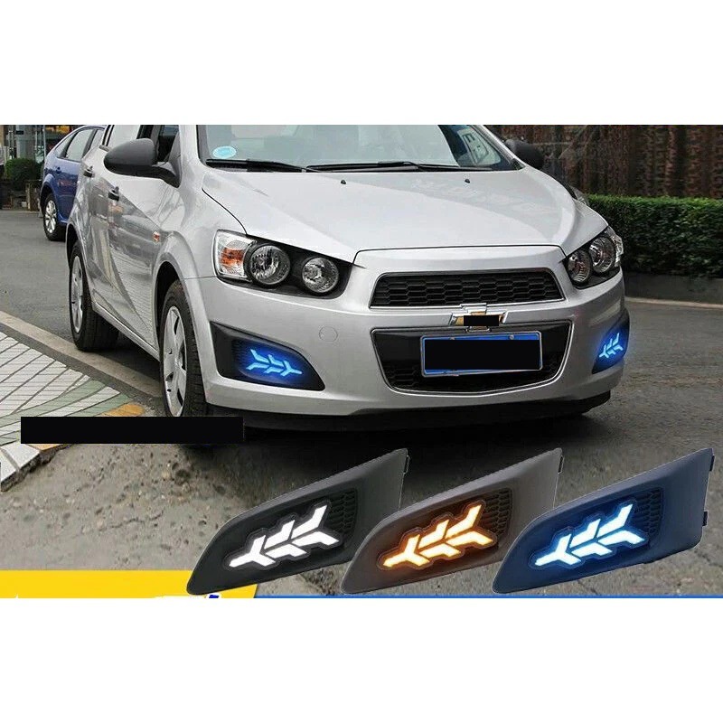 适用于11-15年款雪弗兰爱唯欧日间行车灯LED雾灯 汽车LED日行灯