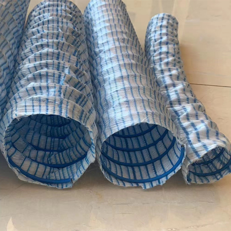 软式透水管100 河南园林绿化路基地下排水管加筋弹簧透水软管厂家