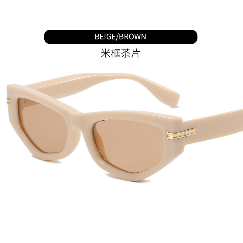 Fashion Small Square Frame Sunglasses Foreign Trade Modern Sunglasses Trendy Sun Glasses Pentagonal Glasses