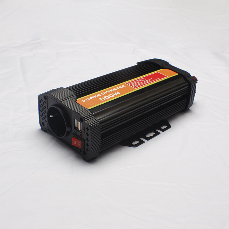 工厂现货500w家用逆变器12v转220v德式电源转换器修正弦波逆变器采购