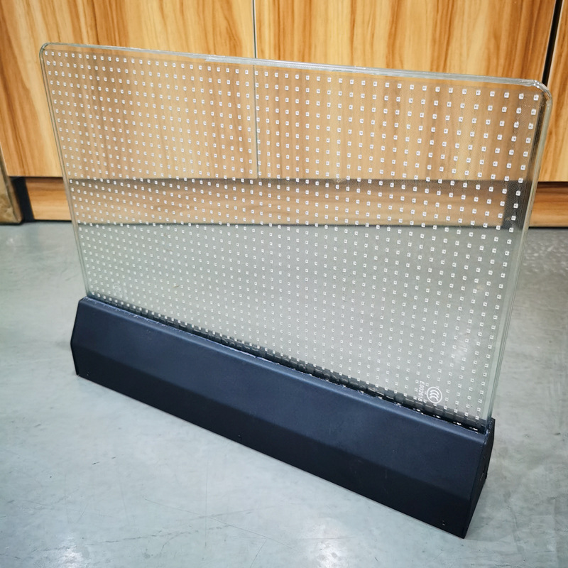 led光电玻璃屏 银行政务排队 叫号屏透明屏p10晶膜屏 幕墙护栏屏