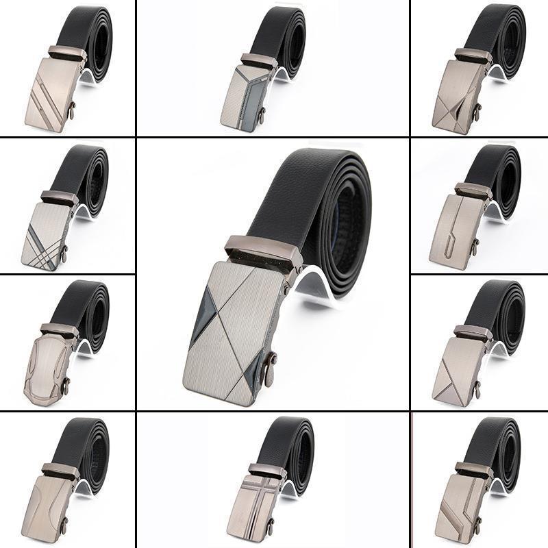 stall supply belt men‘s business casual laser automatic buckle pvc belt live broadcast gift pants belt wholesale