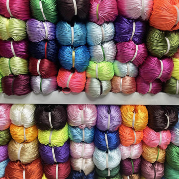 现货涤纶5号韩国线中国结编织线 diy韩国丝5号线工艺编织中国结绳