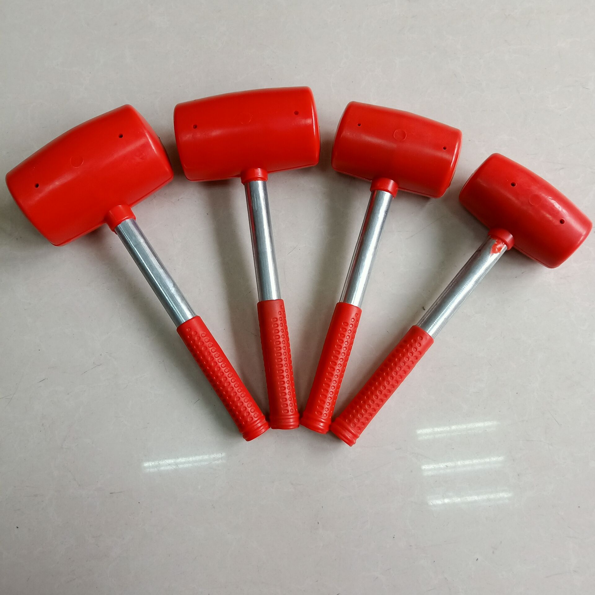 钢管柄红皮锤红铁柄皮锤红铁把红皮锤