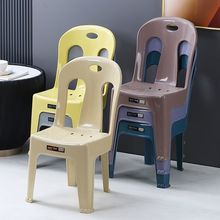靠背小椅子加厚儿童防滑凳子成人家用客厅小靠背椅子夜市地摊椅