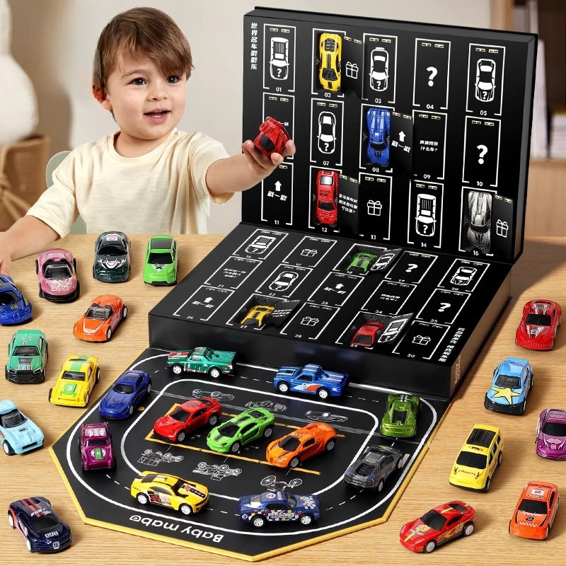 2024 new luxury alloy car gift set simulation collection car model boy new year and birthday gifts