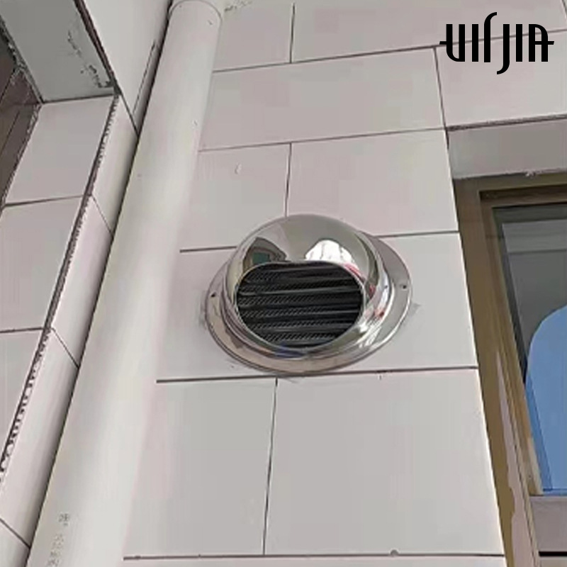 加厚不锈钢风帽外墙出风口防尘防雨厨房排气油烟机卫生间排风罩
