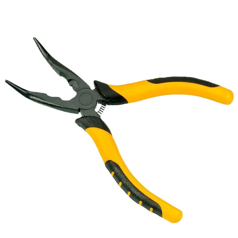 喜力鹿美式弯嘴钳高档黑亚光弯咀钳弯头钳弯尖咀钳弯头钳6寸8寸