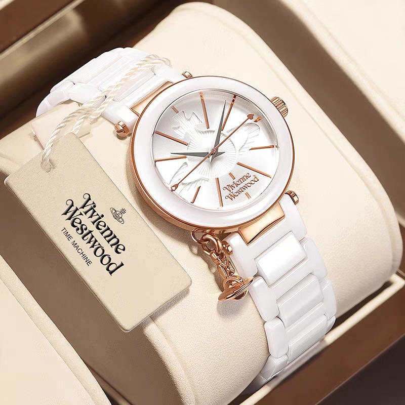 2024款西太后限定款手表乌梅紫加钻紫色大表盘女表vivi碎冰蓝手表