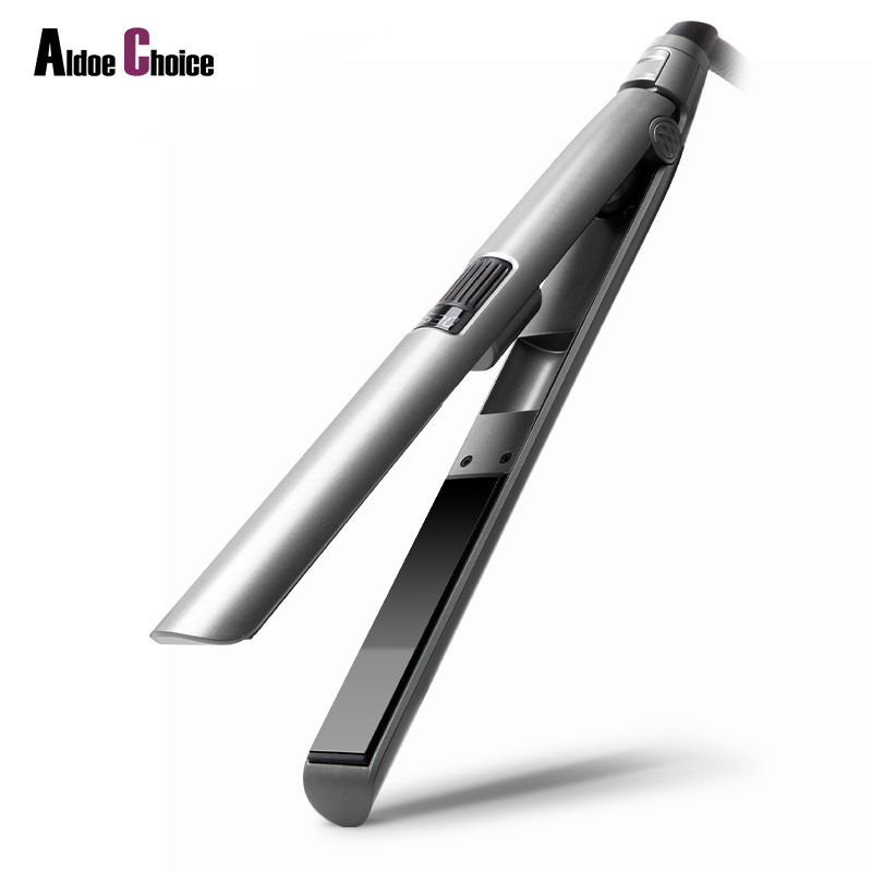 跨境现货led数显浮动直发夹板直发器 卷直两用直板夹直发器