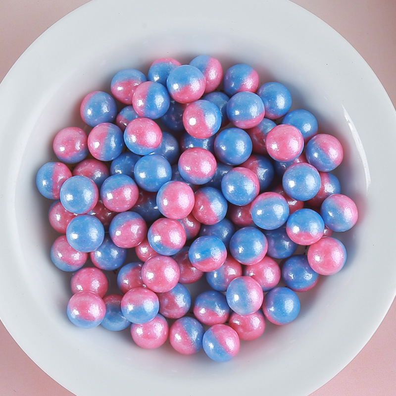 可食用糖珠蛋糕装饰金色白色烘焙珍珠糖彩色甜甜圈彩针糖豆500克