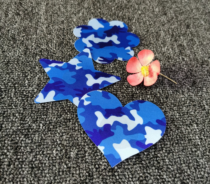 现货批发海军蓝迷彩隐形胸贴性感一次性防凸点透气布面乳贴定制
