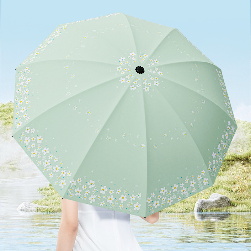 INS Manual plus-Sized Double Umbrella Summer Windshield Sun Umbrella Female UV Protection Factory Wholesale Wholesale