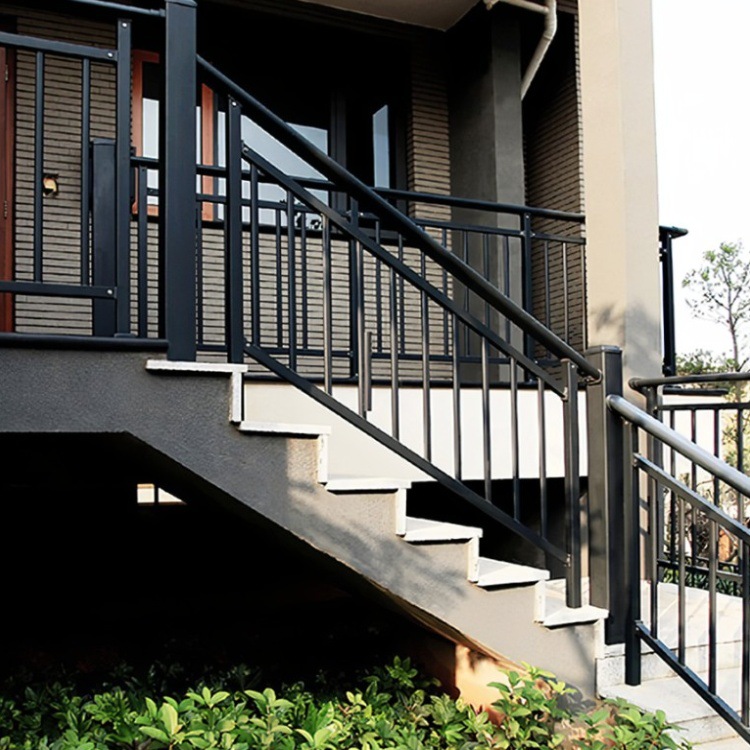 厂家供应珠海组装式楼梯扶手铁艺护栏门窗栏杆多种颜色款式可选