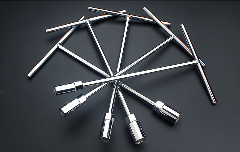 外六角扳手t型t字丁字摩托车套管扳手工具套筒杆6/7/8/10/14/17mm