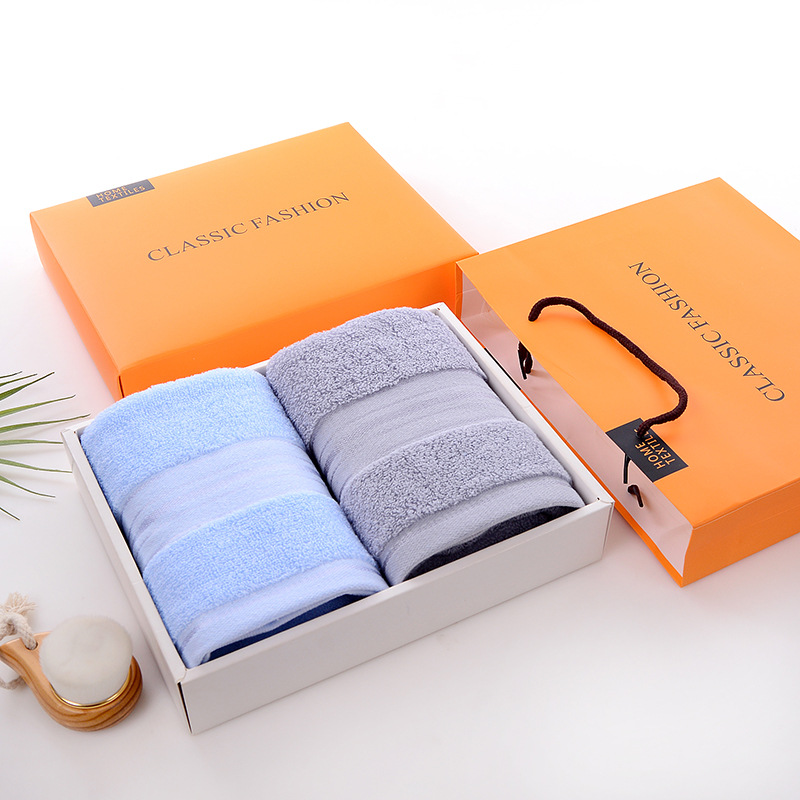 纯棉双盒毛巾礼盒