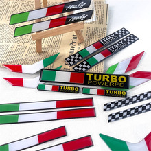 意大利三色贴条适用于贝纳利复古油箱装饰贴纸立体滴胶摩托车贴花