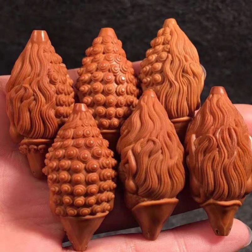 9大籽瑞龙橄榄核手串八大爷核雕文玩橄榄胡雕男士手链-阿里巴巴