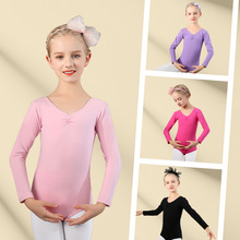 儿童舞蹈服芭蕾舞练功形体体操服儿童女连体半身幼儿跳舞专业舞服