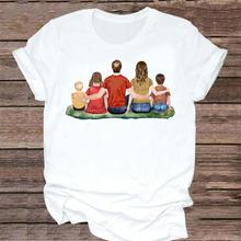 Family Match T shirt 时尚洋气一家三口四口T恤亲子装短袖t恤夏