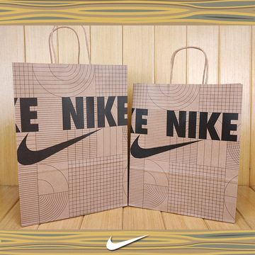 耐克nike move to zero 新款 牛皮纸袋子 手提袋-阿里巴巴