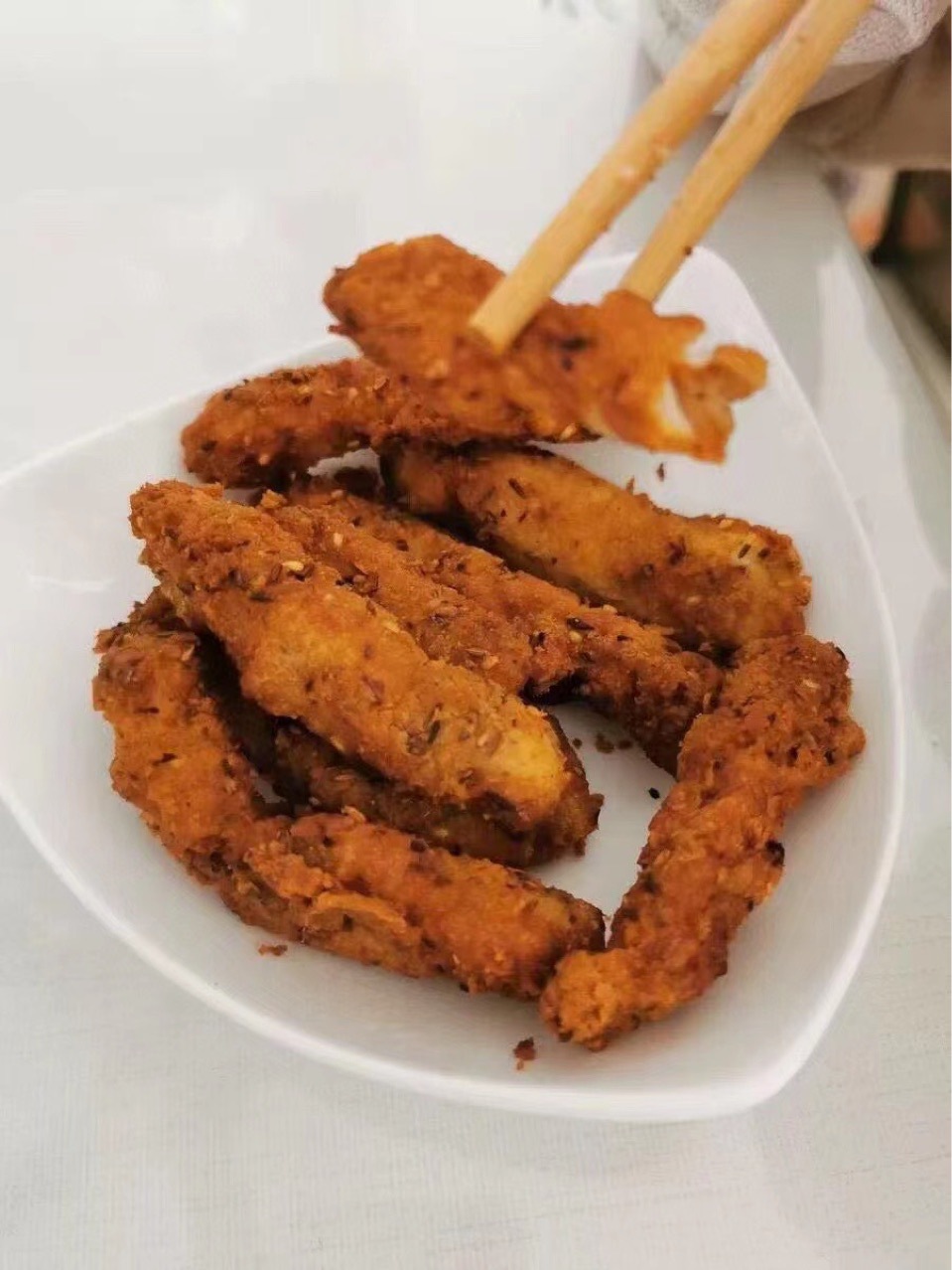 cp正大孜然鸡柳400g袋装半成品黄金酥脆鲜商用批发饭店炸货店包邮