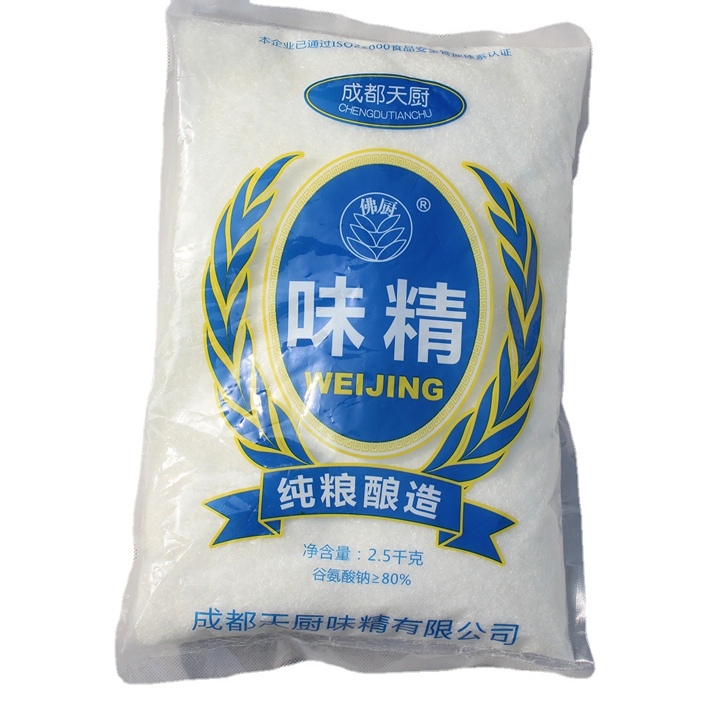 成都天厨味精5斤 晶体颗粒状鸡精佛厨小面米线餐饮家用商用大包装
