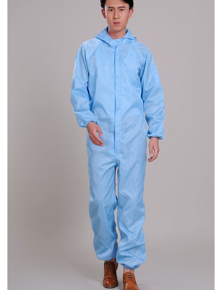 防静电工作服男长袖连体工装制服防尘喷漆服无尘车间食品厂