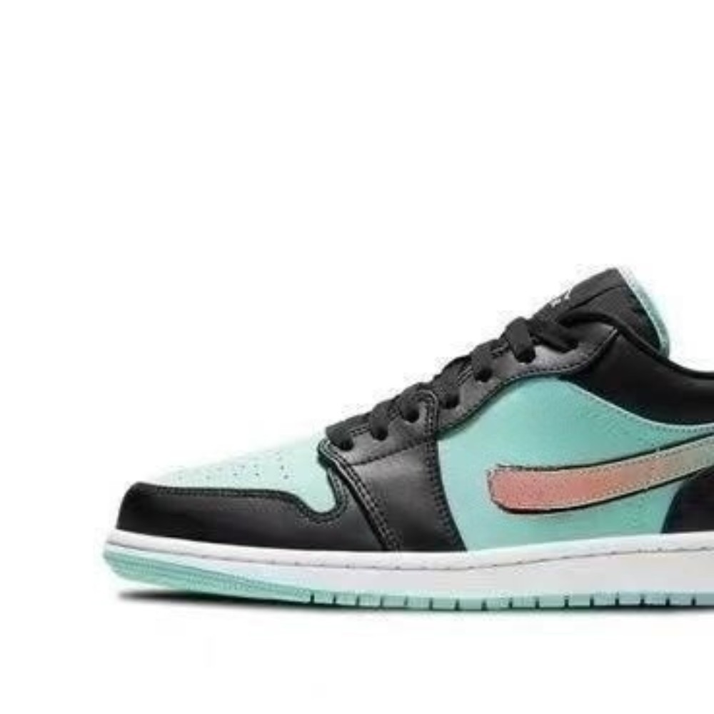 aj1低帮篮球鞋烟灰大理石大学蓝乔1蒂芙尼倒钩男女休闲运动鞋外贸